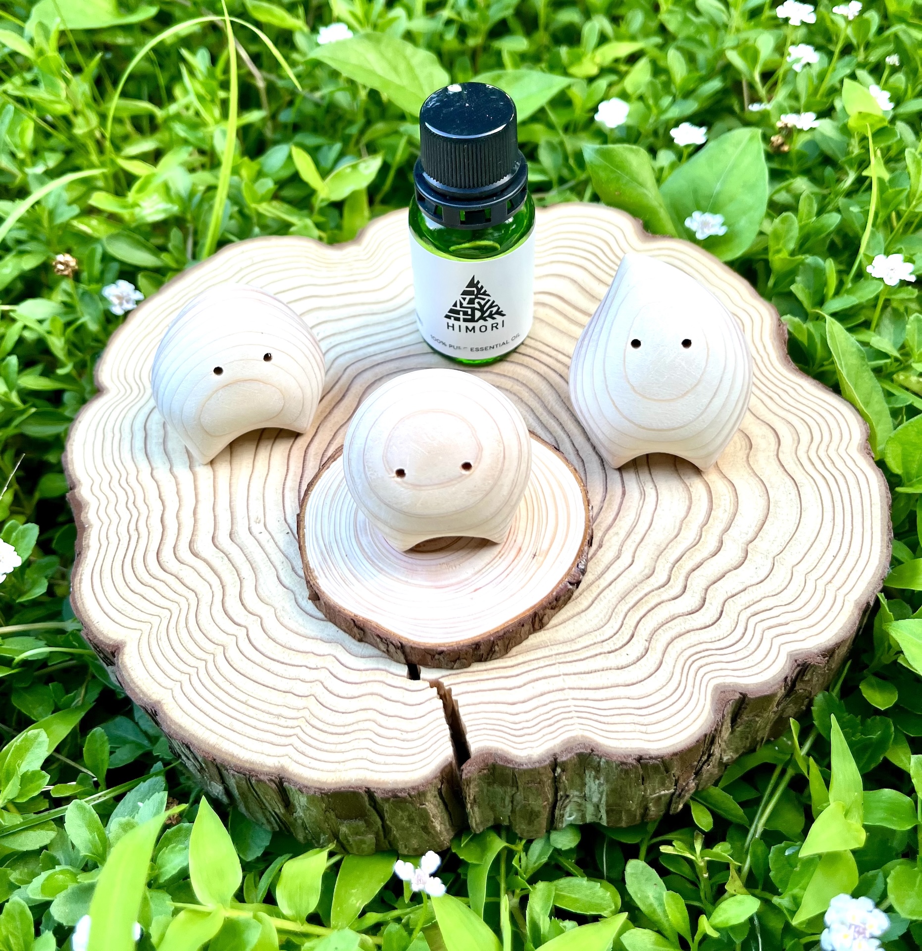 ひのきの妖精ひのここ（3体）⭐️ひのき精油セット